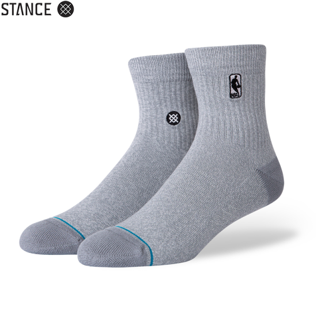★ただいま10％OFF割引中★【メーカー取次】STANCE スタンス LOGOMAN ST QTR ソックス GREY HEATHER A356A20LOG#GRH 靴下 【キャンペーン対象外】【T】
