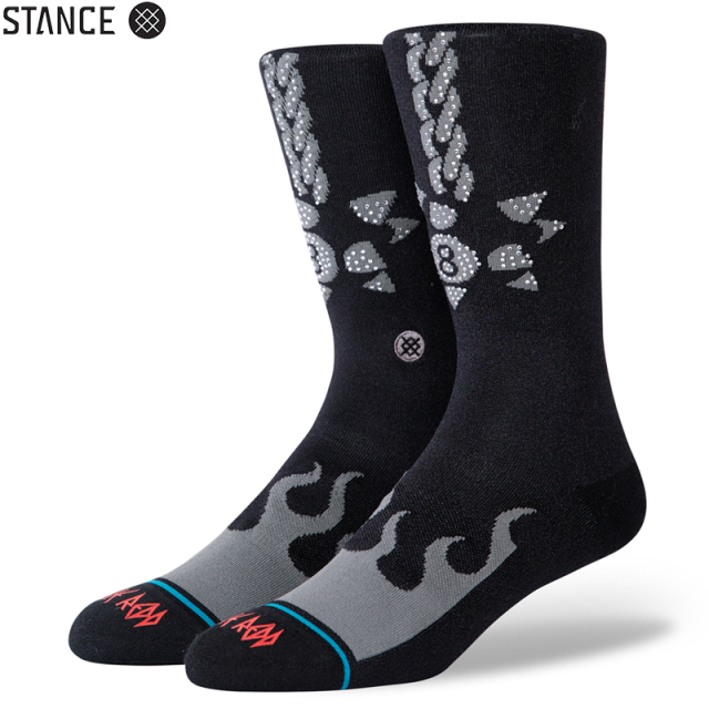 ★ただいま10％OFF割引中★【メーカー取次】STANCE スタンス WRECKING ソックス BLACK A545A20WRE#BLK 靴下 【キャンペーン対象外】【T】
