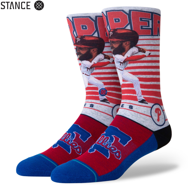 ★ただいま10％OFF割引中★【メーカー取次】STANCE スタンス BRYCE BIG HEAD ソックス BLUE A548A20BBH#BLU 靴下 【キャンペーン対象外】【T】