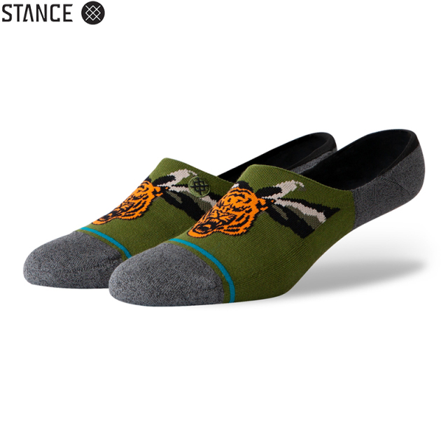 ★ただいま10％OFF割引中★【メーカー取次】STANCE スタンス BIG CAT ソックス GREEN M145A20BIG#GRN 靴下 【キャンペーン対象外】【T】