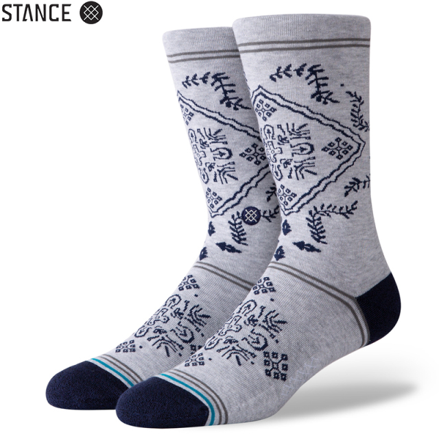 ★ただいま10％OFF割引中★【メーカー取次】STANCE スタンス BANDERO ソックス GREY M545A20BAN#GRY 靴下 【キャンペーン対象外】【T】
