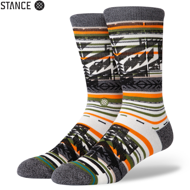 ★ただいま10％OFF割引中★【メーカー取次】STANCE スタンス REY CREW ソックス GREEN M556A20REY#GRN 靴下 【キャンペーン対象外】【T】