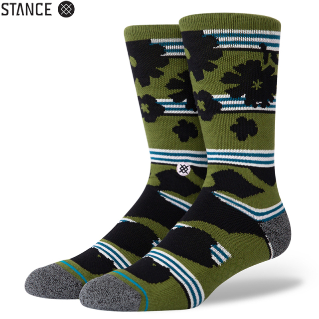 ★ただいま10％OFF割引中★【メーカー取次】STANCE スタンス BERNER ソックス GREEN M558A20BER#GRN 靴下 【キャンペーン対象外】【T】