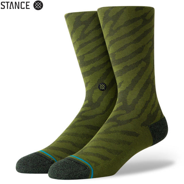 ★ただいま10％OFF割引中★【メーカー取次】STANCE スタンス ELDRICK ソックス OLIVE M566A20ELD#OLV 靴下 【キャンペーン対象外】【T】