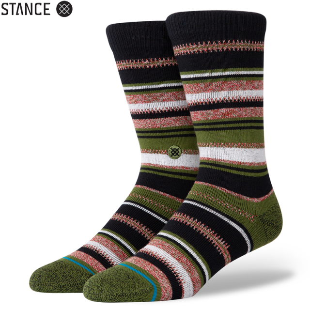 ★ただいま10％OFF割引中★【メーカー取次】STANCE スタンス ERNESTO ソックス OLIVE M566A20ERN#OLV 靴下 【キャンペーン対象外】【T】
