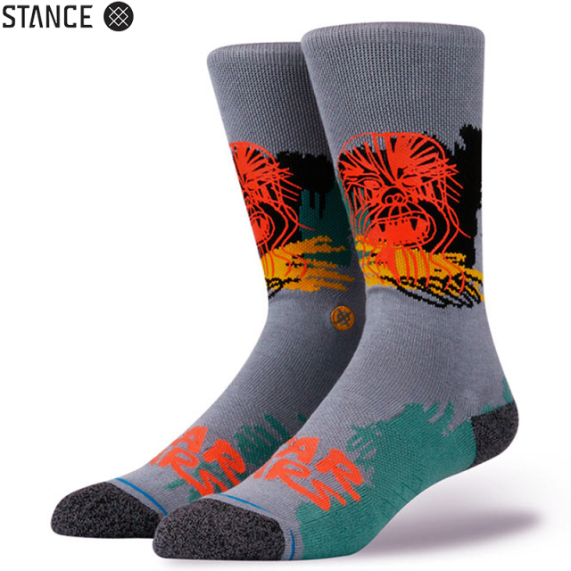 ★ただいま10％OFF割引中★【メーカー取次】STANCE スタンス BUFFED CHEWIE ソックス GREY A558D20BUC#GRY 靴下 【キャンペーン対象外】【T】