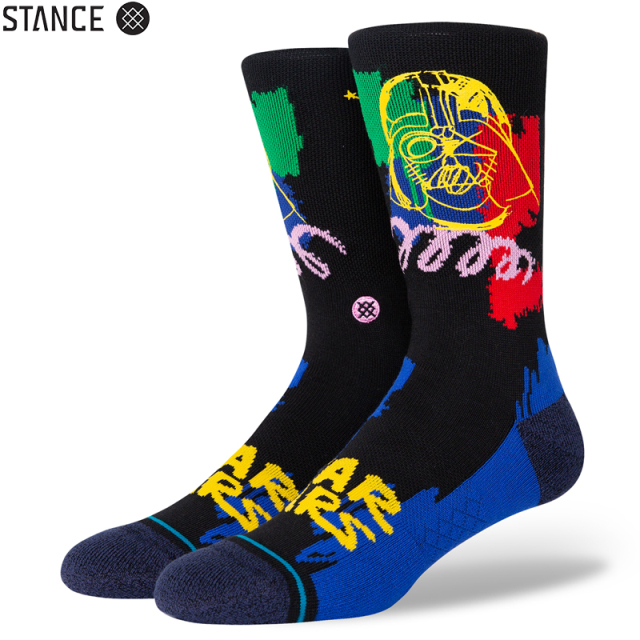 ★ただいま10％OFF割引中★【メーカー取次】STANCE スタンス BUFFED VADER ソックス BLACK A558D20BUV#BLK 靴下 【キャンペーン対象外】【T】