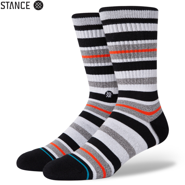 ★ただいま10％OFF割引中★【メーカー取次】STANCE スタンス BROCK ソックス BLACK A556A21BRO#BLK 靴下 【キャンペーン対象外】【T】