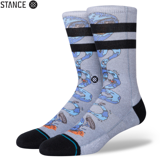 ★ただいま10％OFF割引中★【メーカー取次】STANCE スタンス PARTY WAVE ソックス GREY A556A21PWV#GRY 靴下 【キャンペーン対象外】【T】