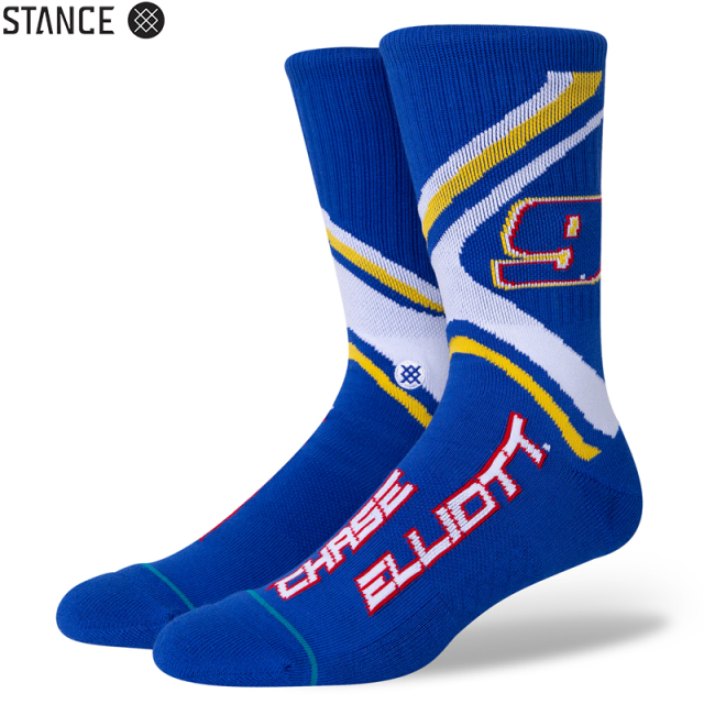 ★ただいま10％OFF割引中★【メーカー取次】STANCE スタンス CHASE ELLIOT ソックス BLUE A558A21CHA#BLU 靴下 【キャンペーン対象外】【T】