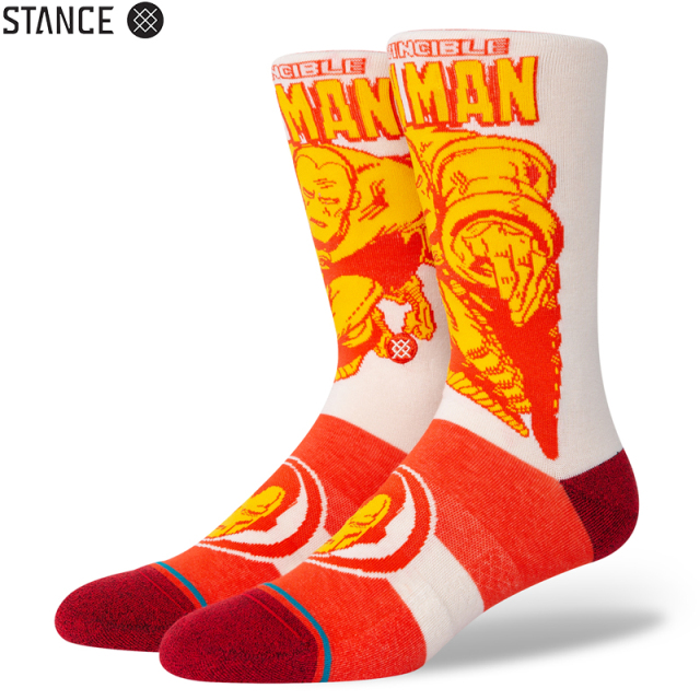 ★ただいま10％OFF割引中★【メーカー取次】STANCE スタンス IRON MAN MARQUEE ソックス RED A545A21IMQ#RED 靴下 【キャンペーン対象外】【T】