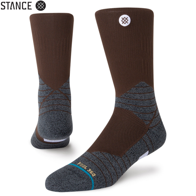★ただいま10％OFF割引中★【メーカー取次】STANCE スタンス ICON SPORT CREW ソックス BROWN A559A21SC#BRN 靴下 【キャンペーン対象外】【T】