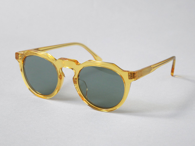 100% サングラス オリーブグリーン ブラウンレンズ OWN オウン OW-03YL-GRN #03 YELLOW / GREEN ボストンタイプ イエロー