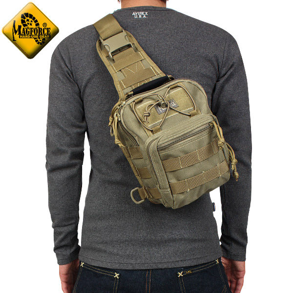 ★カートで割引対象品★MAGFORCE マグフォース MF-0419　Humberg 10”x8” KHAKI スリングバック【T】