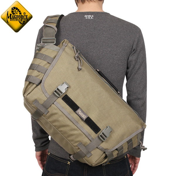 ★カートで割引対象品★MAGFORCE マグフォース MF-6023 Tactical Messenger Bag KHAKI/FOLIAGE メッセンジャーバッグ【T】