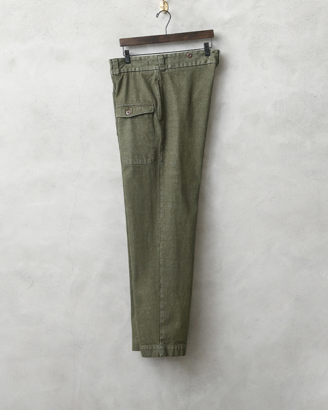 HOUSTON ヒューストン 10050 UK GREEN DENIM（グリーンデニム 