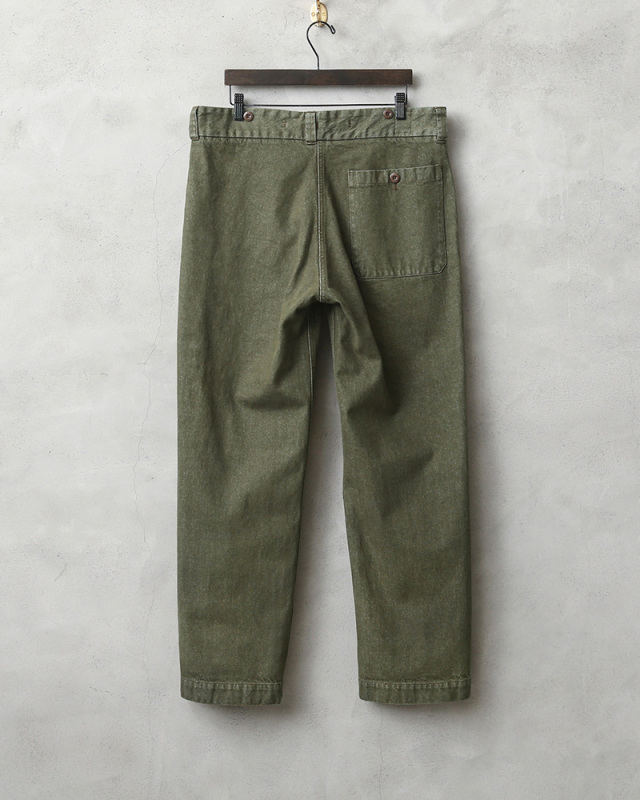 HOUSTON ヒューストン 10050 UK GREEN DENIM（グリーンデニム 
