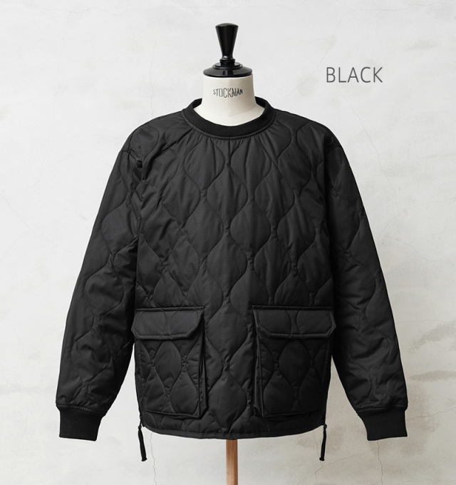 TAION タイオン パッカブル ダウン ベスト Black M 新品未使用品 TAION タイオン TAION-001BML-1 MILITARY LINE Vネックボタン