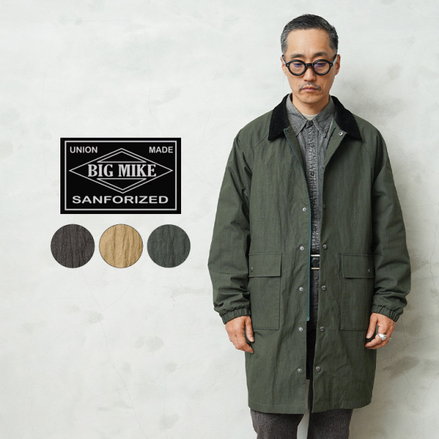 ☆大幅割引中☆【即日出荷対応】BIG MIKE ビッグマイク 102546300 ピグメント ロング コーチ ジャケット【キャンペーン対象外】【T】