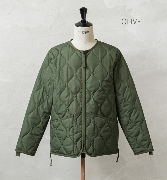 TAION タイオン TAION-104ZML-1 MILITARY LINE クルーネック Wジップ