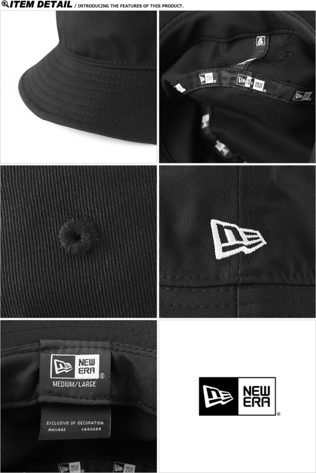 NEW ERA ニューエラ Bucket-01 コットン バケットハット