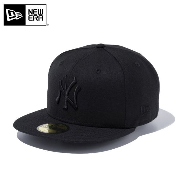 ★只今10％OFF★【メーカー取次】NEW ERA ニューエラ 59FIFTY MLB ニューヨーク・ヤンキース ブラックXブラック キャップ 14525212【T】
