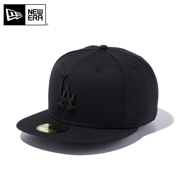 ★只今10％OFF★【メーカー取次】NEW ERA ニューエラ MLB ロサンゼルス・ドジャース ブラックXブラック キャップ 14525224【T】