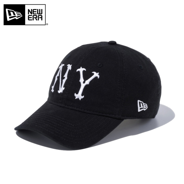 ★只今10％OFF★【メーカー取次】NEW ERA ニューエラ 9TWENTY Leather Strap ウォッシュドコットン ニューヨーク・ハイランダースCT ブラック 11440119 キャップ【Sx】【R】