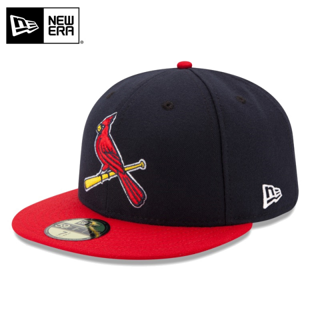 ★只今10％OFF★【メーカー取次】NEW ERA ニューエラ 59FIFTY MLB On-Field セントルイス・カージナルス ネイビーXレッド キャップ 14524847【T】