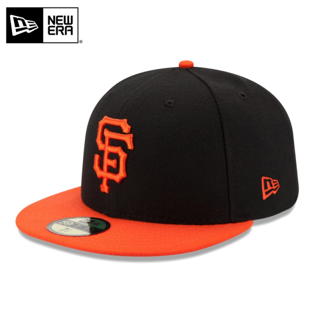 ★只今10％OFF★【メーカー取次】NEW ERA ニューエラ 59FIFTY MLB On-Field サンフランシスコ・ジャイアンツ ブラックXオレンジ キャップ 14524853【T】