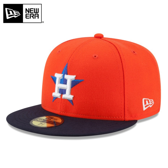 ★只今10％OFF★【メーカー取次】NEW ERA ニューエラ 59FIFTY MLB On-Field ヒューストン・アストロズ オレンジXネイビー キャップ 13579559【キャンペーン対象外】【T】