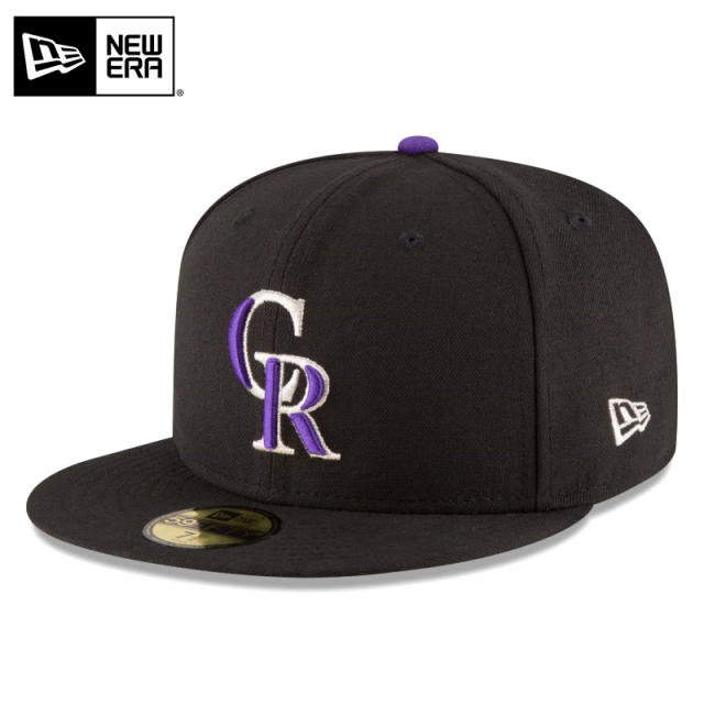 ★只今10％OFF★【メーカー取次】NEW ERA ニューエラ 59FIFTY MLB On-Field コロラド・ロッキーズ ブラック キャップ 14524883【T】