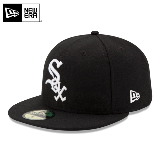 ★只今10％OFF★【メーカー取次】NEW ERA ニューエラ 59FIFTY MLB On-Field シカゴ・ホワイトソックス ブラック キャップ 14524891【T】