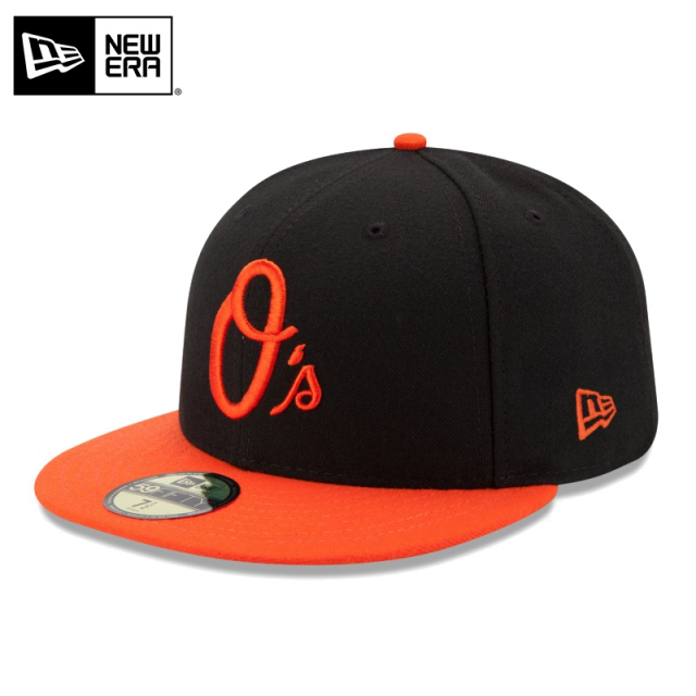 ★只今10％OFF★【メーカー取次】NEW ERA ニューエラ 59FIFTY MLB On-Field ボルチモア・オリオールズ ブラックXオレンジ キャップ 14524898【T】