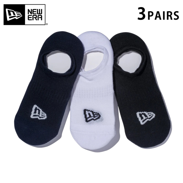★只今10％OFF★【メーカー取次】NEW ERA ニューエラ ソックス ベリーショート ３ペア マルチ 14518162【T】