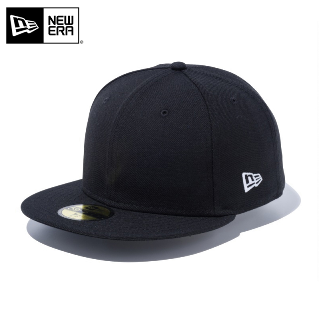 ★只今10％OFF★【メーカー取次】NEW ERA ニューエラ Basic 59FIFTY ベーシック フラッグロゴ ブラックXホワイトロゴ キャップ 14525233【T】