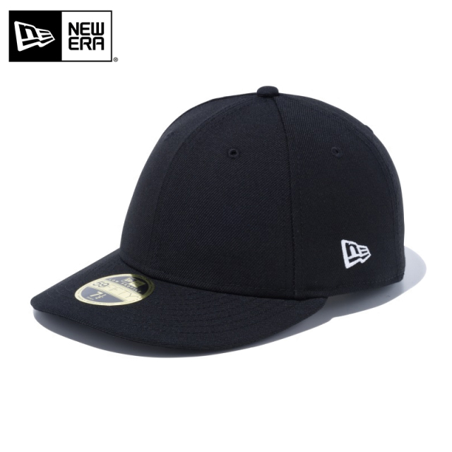★只今10％OFF★【メーカー取次】NEW ERA ニューエラ Basic Low Profile 59FIFTY ベーシック フラッグロゴ ブラックXホワイトロゴ キャップ 14524650【T】