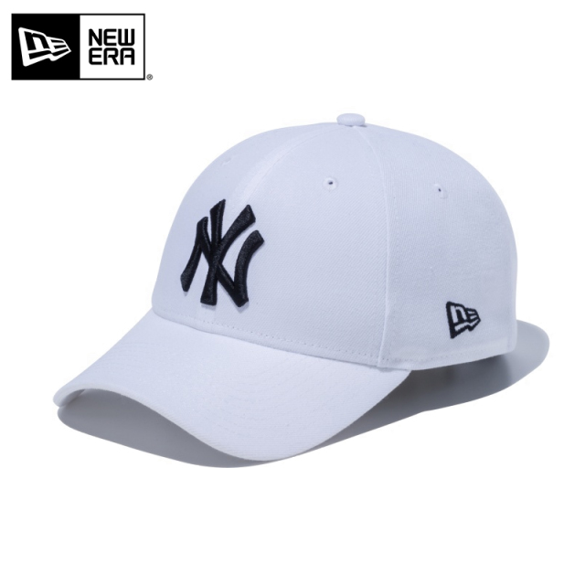 ★只今10％OFF★【メーカー取次】NEW ERA ニューエラ 9FORTY ニューヨーク・ヤンキース ホワイトXブラック キャップ 14525008【T】