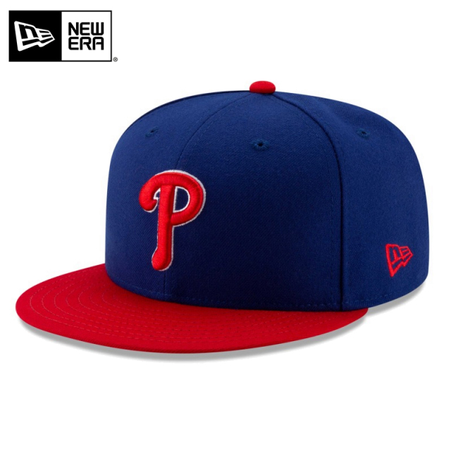 ★只今10％OFF★【メーカー取次】NEW ERA ニューエラ 59FIFTY MLB On-Field フィラデルフィア・フィリーズ ブルーXレッド キャップ 14524861【T】