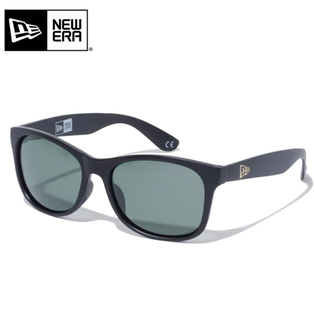 ★只今10％OFF★【メーカー取次】NEW ERA ニューエラ サングラス スクエアラージレンズ マットブラックフレーム グリーンポラライズドレンズ  12325628【キャンペーン対象外】【T】