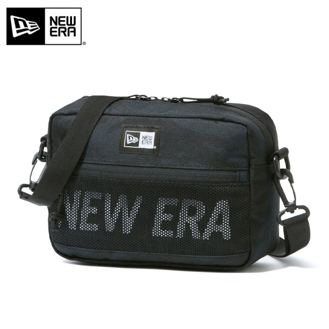 ★只今10％OFF★【即日出荷対応】NEW ERA ニューエラ 12325631 ショルダーポーチ ラージ 2L プリントロゴ TIGER CAMO NAVY/BLACK×WHITE【Sx】【T】