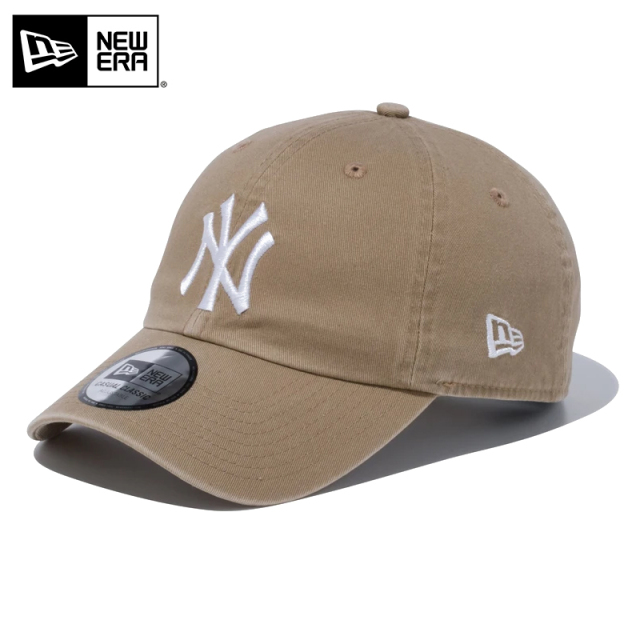★只今10％OFF★【メーカー取次】NEW ERA ニューエラ Casual Classic カジュアルクラシック ニューヨーク・ヤンキース カーキ キャップ 14524766【T】