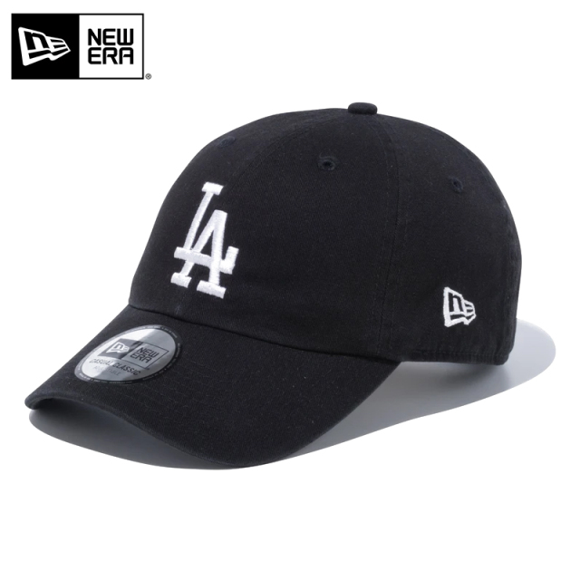 ★只今10％OFF★【メーカー取次】NEW ERA ニューエラ Casual Classic カジュアルクラシック ロサンゼルス・ドジャース ブラック キャップ 14524777【T】