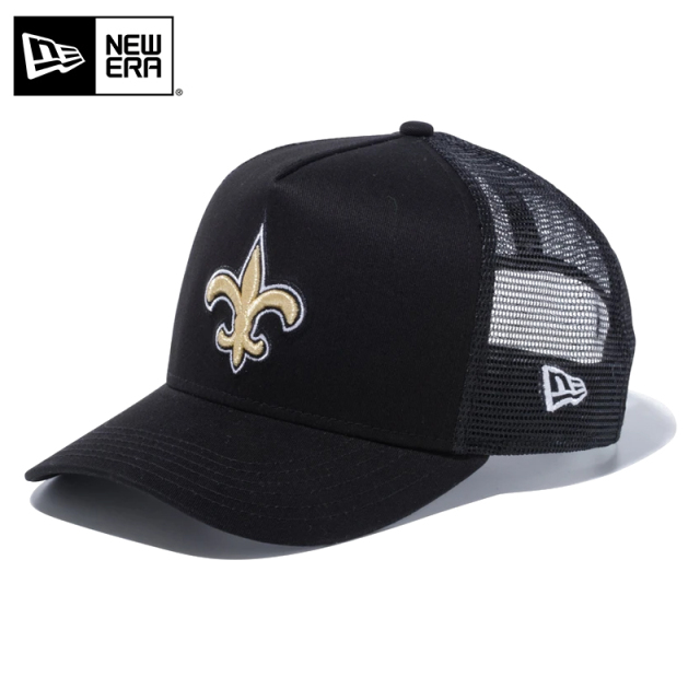 ★只今10％OFF★【メーカー取次】 NEW ERA ニューエラ 9FORTY D-Frame Trucker ニューオーリンズ・セインツ ブラック 12492833 キャップ【Sx】NFL【T】