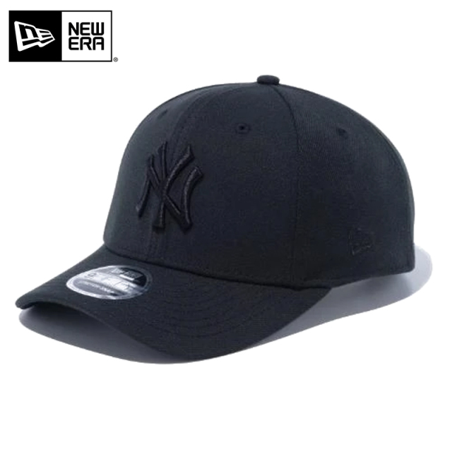 ★只今10％OFF★【メーカー取次】NEW ERA ニューエラ 9FIFTY Stretch Snap ストレッチスナップ ニューヨーク・ヤンキース ブラックXブラックロゴ キャップ MLB 14524912【T】