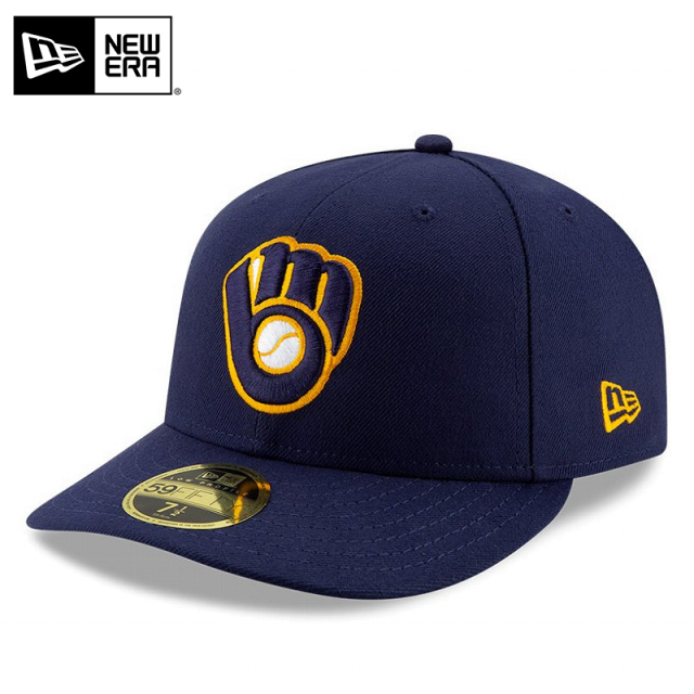 ★只今10％OFF★【メーカー取次】NEW ERA ニューエラ LP 59FIFTY MLB On-Field ミルウォーキー・ブリュワーズ ホーム キャップ 14524666【T】