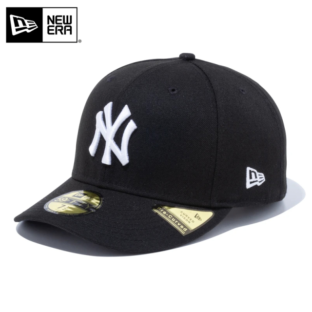 ★只今10％OFF★【メーカー取次】NEW ERA ニューエラ MLB Pre-Curved 59FIFTY ニューヨーク・ヤンキース ブラックXホワイト キャップ 14524603【T】