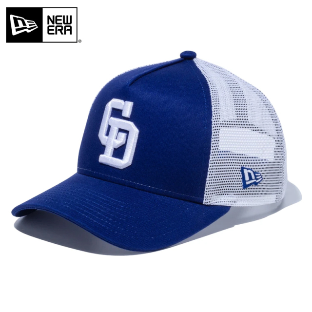 ★只今10％OFF★【メーカー取次】NEW ERA ニューエラ Youth キッズ用 9FORTY A-Frame Trucker 中日ドラゴンズ ブルーXホワイト キャップ 14524508【R】