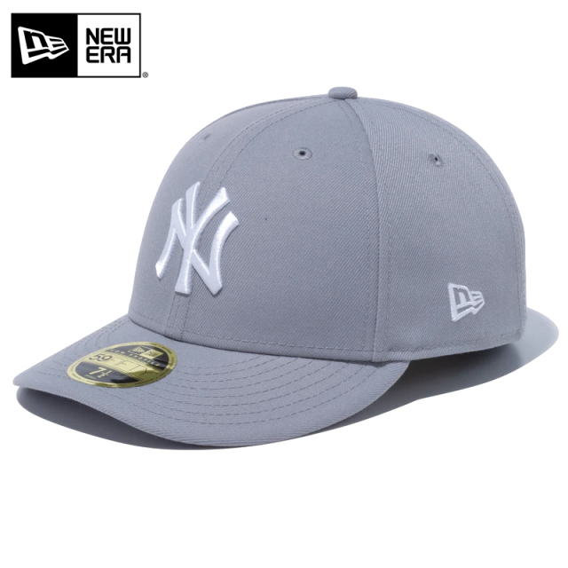 ★只今10％OFF★【メーカー取次】NEW ERA ニューエラ MLB Low Profile 59FIFTY ニューヨーク・ヤンキース グレー キャップ 14524643【T】