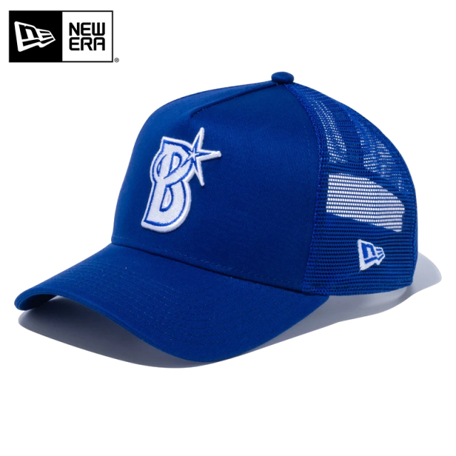 ★只今10％OFF★【メーカー取次】NEW ERA ニューエラ 9FORTY A-Frame Trucker NPB 横浜DeNAベイスターズ ブルー キャップ 14524973【T】